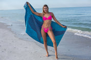 Whale Shark Turquoise - Turkish Towel