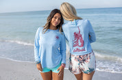 UPF 50+ Sun Shirt - Mermaid light blue
