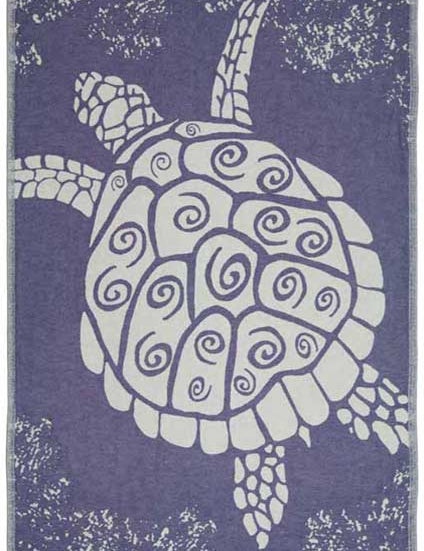 Galapagos Turtle Turkish Towel - Bleue - Sun Drunk