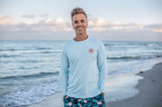 High Performance UPF Shirt 50+ Sky Blue - Sun Drunk