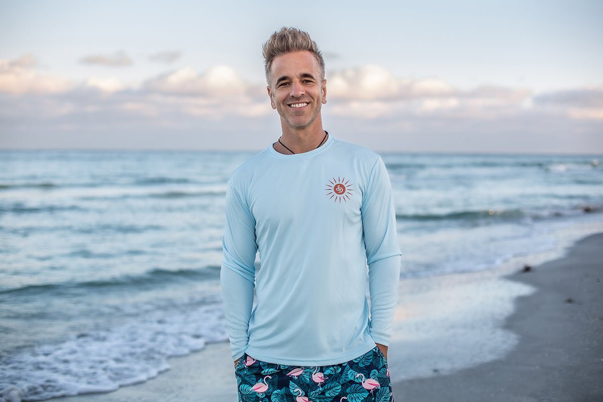 High Performance UPF Shirt 50+ Sky Blue - Sun Drunk