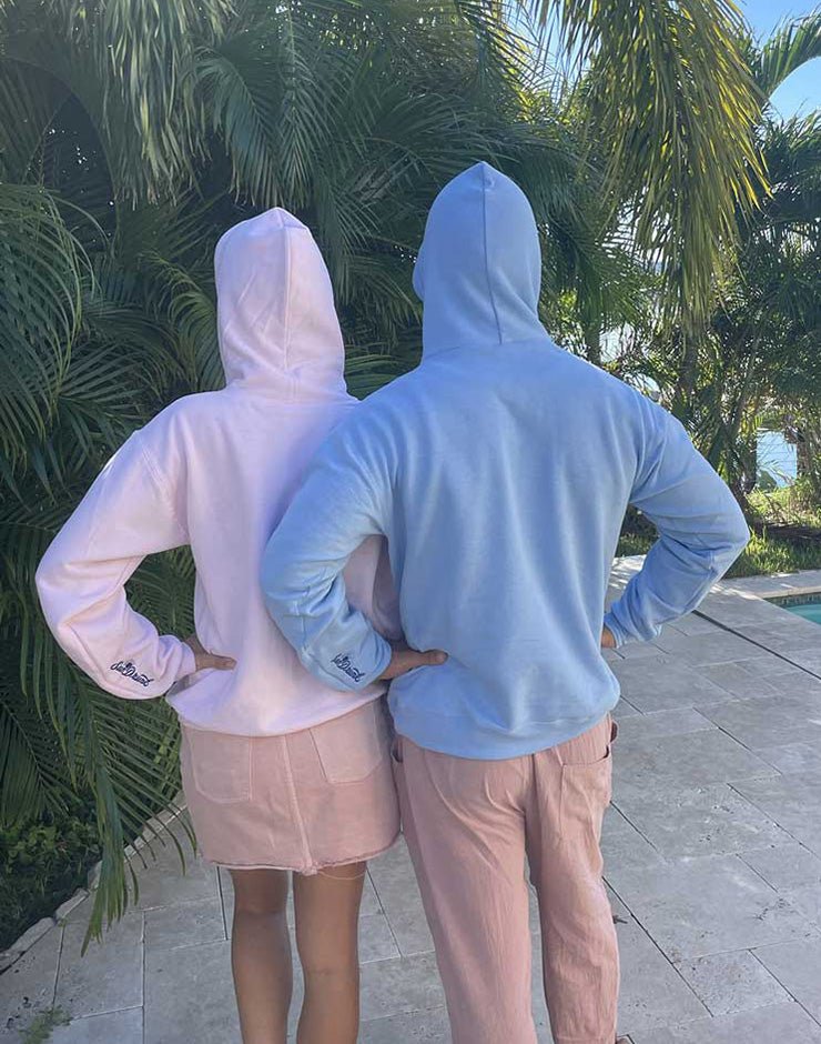 Hoodie - Bleu plain - Sun Drunk