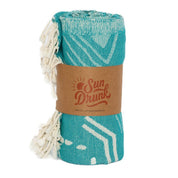 Shark Turkish Towel - Turquoise - Sun Drunk