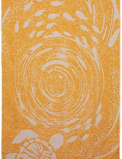 Tourbillon Turkish Towel - Jaune - Sun Drunk