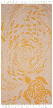 Tourbillon Turkish Towel - Jaune - Sun Drunk