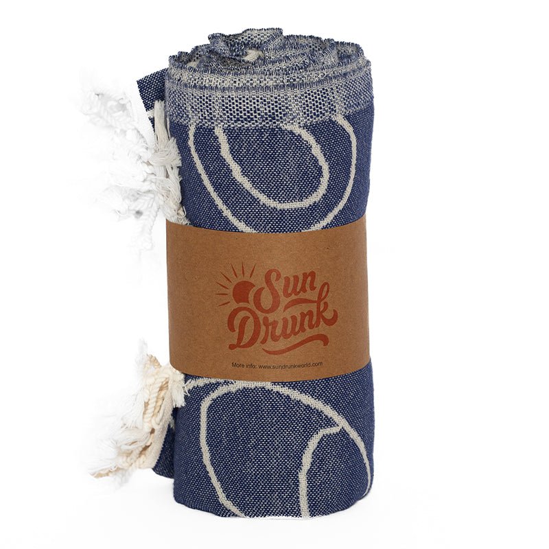Whale Shark Turkish Towel - Bleu - Sun Drunk